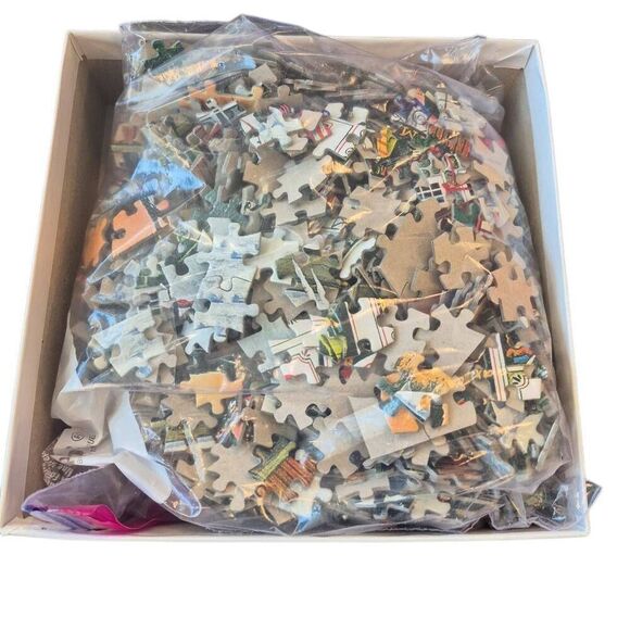 Buffalo Games Charles Wysocki Holiday Collection 'Twas the Twilight Before Chris - Picture 7 of 9